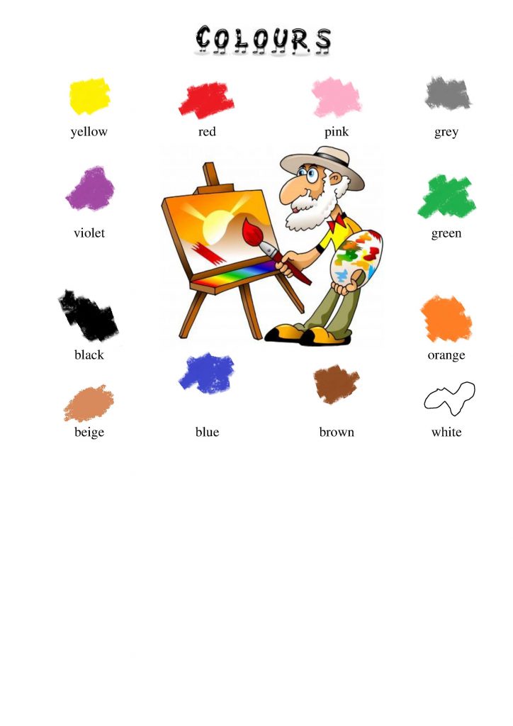 Barve v angleščini